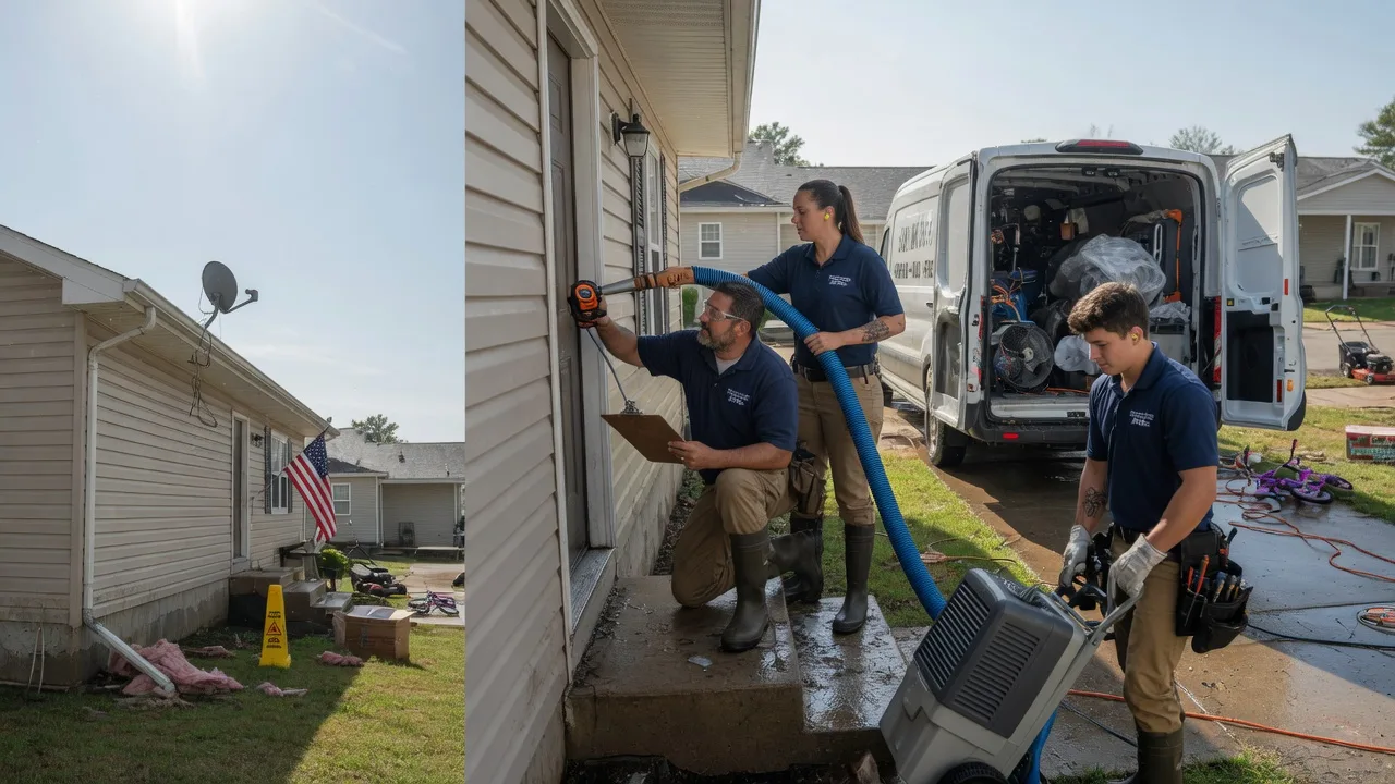 Ceiling Water Damage Restoration in Lisbon, IA near me